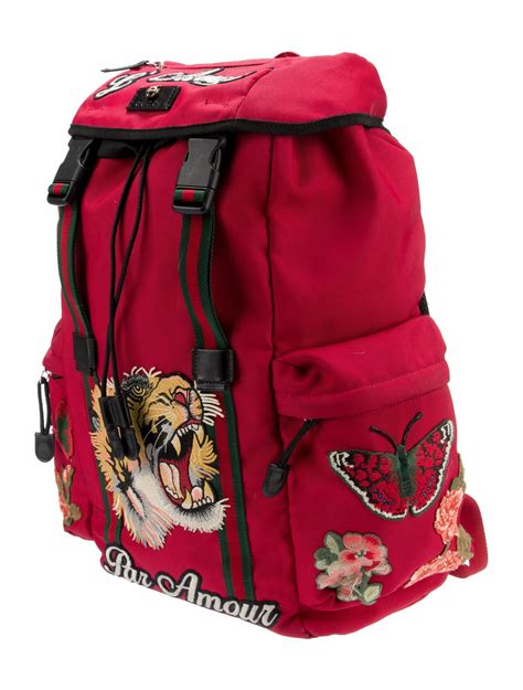 gucci tiger cub backpack replica|Gucci l'aveugle backpack.